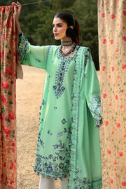 ZAHA Neelum Embroidered Lawn Unstitched 3Pc Suit ZL25-10A ELAYA