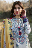 ZAHA Neelum Embroidered Lawn Unstitched 3Pc Suit ZL25-11B KASHUR