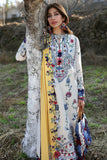 ZAHA Neelum Embroidered Lawn Unstitched 3Pc Suit ZL25-11B KASHUR