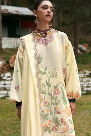 ZAHA Neelum Embroidered Lawn Unstitched 3Pc Suit ZL25-13A ZANIA