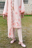 ZAHA Neelum Embroidered Lawn Unstitched 3Pc Suit ZL25-13B ZANIA