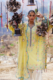 ZAHA Meili Festive Embroidered Lawn Unstitched 3Pc Suit ZL26-01A RUÌMĚI