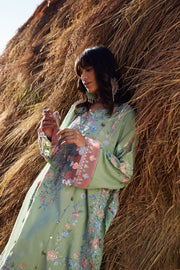 ZAHA Meili Festive Embroidered Lawn Unstitched 3Pc Suit ZL26-01B RUÌMĚI