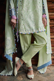 ZAHA Meili Festive Embroidered Lawn Unstitched 3Pc Suit ZL26-02A RÙYÁ