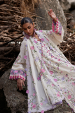 ZAHA Meili Festive Embroidered Lawn Unstitched 3Pc Suit ZL26-03A HUĀ YÙN