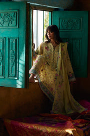 ZAHA Meili Festive Embroidered Lawn Unstitched 3Pc Suit ZL26-03B HUĀ YÙN