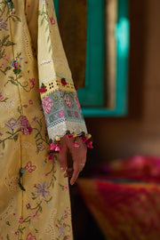 ZAHA Meili Festive Embroidered Lawn Unstitched 3Pc Suit ZL26-03B HUĀ YÙN