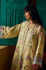 ZAHA Meili Festive Embroidered Lawn Unstitched 3Pc Suit ZL26-03B HUĀ YÙN