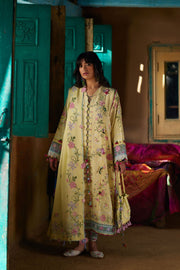 ZAHA Meili Festive Embroidered Lawn Unstitched 3Pc Suit ZL26-03B HUĀ YÙN