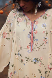 ZAHA Meili Festive Embroidered Lawn Unstitched 3Pc Suit ZL26-04B JIĀYĪN