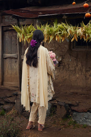 ZAHA Meili Festive Embroidered Lawn Unstitched 3Pc Suit ZL26-04B JIĀYĪN
