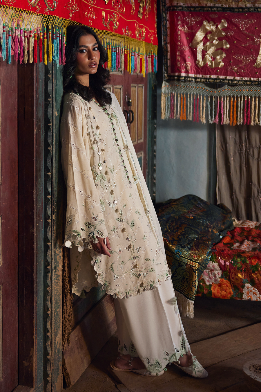 ZAHA Meili Festive Embroidered Lawn Unstitched 3Pc Suit ZL26-05A MEI