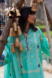 ZAHA Meili Festive Embroidered Lawn Unstitched 3Pc Suit ZL26-06A BÌ YÙN