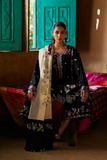ZAHA Meili Festive Embroidered Lawn Unstitched 3Pc Suit ZL26-07B MÍ SÈ