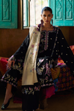 ZAHA Meili Festive Embroidered Lawn Unstitched 3Pc Suit ZL26-07B MÍ SÈ