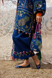 ZAHA Meili Festive Embroidered Lawn Unstitched 3Pc Suit ZL26-08A CǍI FĒNG