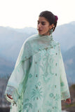 ZAHA Meili Festive Embroidered Lawn Unstitched 3Pc Suit ZL26-09A FĚN YÙN