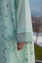 ZAHA Meili Festive Embroidered Lawn Unstitched 3Pc Suit ZL26-09A FĚN YÙN