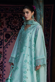 ZAHA Meili Festive Embroidered Lawn Unstitched 3Pc Suit ZL26-09A FĚN YÙN