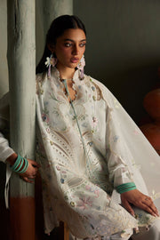 ZAHA Meili Festive Embroidered Lawn Unstitched 3Pc Suit ZL26-10A SHUǏMĚI
