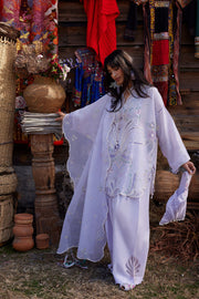 ZAHA Meili Festive Embroidered Lawn Unstitched 3Pc Suit ZL26-10B SHUǏMĚI