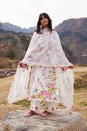 ZAHA Meili Festive Embroidered Lawn Unstitched 3Pc Suit ZL26-11A FĚN YÌ