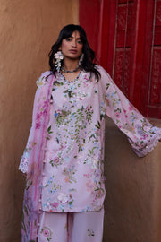 ZAHA Meili Festive Embroidered Lawn Unstitched 3Pc Suit ZL26-12A JIĀ