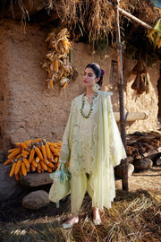ZAHA Meili Festive Embroidered Lawn Unstitched 3Pc Suit ZL26-14B TÁO RÓU