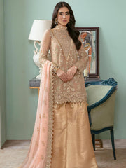 Arzo by Zainab Manan Unstitched Chiffon 3Pc Suit ZM-35 Florence Plush