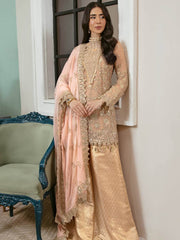 Arzo by Zainab Manan Unstitched Chiffon 3Pc Suit ZM-35 Florence Plush