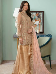 Arzo by Zainab Manan Unstitched Chiffon 3Pc Suit ZM-35 Florence Plush