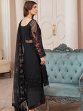 Arzo by Zainab Manan Unstitched Organza 3Pc Suit ZM-36 Midnight Desire