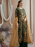 Arzo by Zainab Manan Unstitched Chiffon 3Pc Suit ZM-38 Emerald Glam