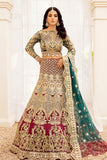 Zainab Manan Aanchel Brides Embroidered Net Unstitched 3Pc Suit ZMB-01