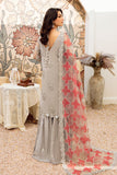 Zainab Manan Aanchel Brides Embroidered Net Unstitched 3Pc Suit ZMB-02