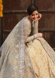 Maahi by Kanwal Malik Embroidered Net Unstitched 3Pc Suit - ZOFIA