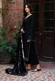 Humdum Zouq Vol-02 Embroidered Wool Unstitched 3Pc Suit D-01