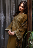 Humdum Zouq Vol-02 Embroidered Wool Unstitched 3Pc Suit D-02