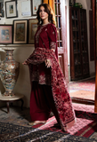 Humdum Zouq Vol-02 Embroidered Wool Unstitched 3Pc Suit D-03