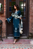 Humdum Zouq Vol-02 Embroidered Wool Unstitched 3Pc Suit D-04