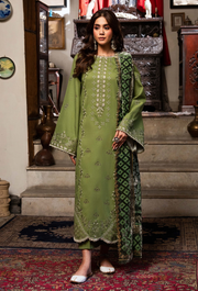 Humdum Zouq Vol-02 Embroidered Wool Unstitched 3Pc Suit D-05