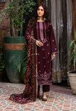 Humdum Zouq Vol-02 Embroidered Wool Unstitched 3Pc Suit D-09