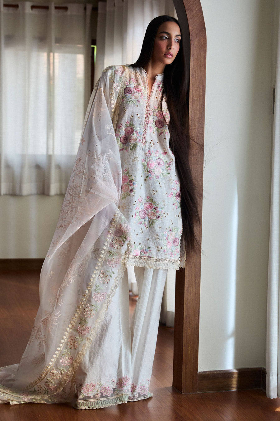 Zara Shahjahan Satori Embroidered Lawn Unstitched 3Pc Suit D-10A KAIRO