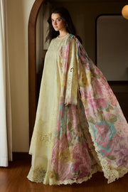 Zara Shahjahan Satori Embroidered Lawn Unstitched 3Pc Suit D-01B KAORI