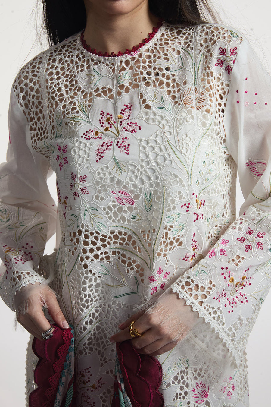 Zara Shahjahan Satori Embroidered Lawn Unstitched 3Pc Suit D-03A UMI