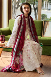 Zara Shahjahan Satori Embroidered Lawn Unstitched 3Pc Suit D-03A UMI