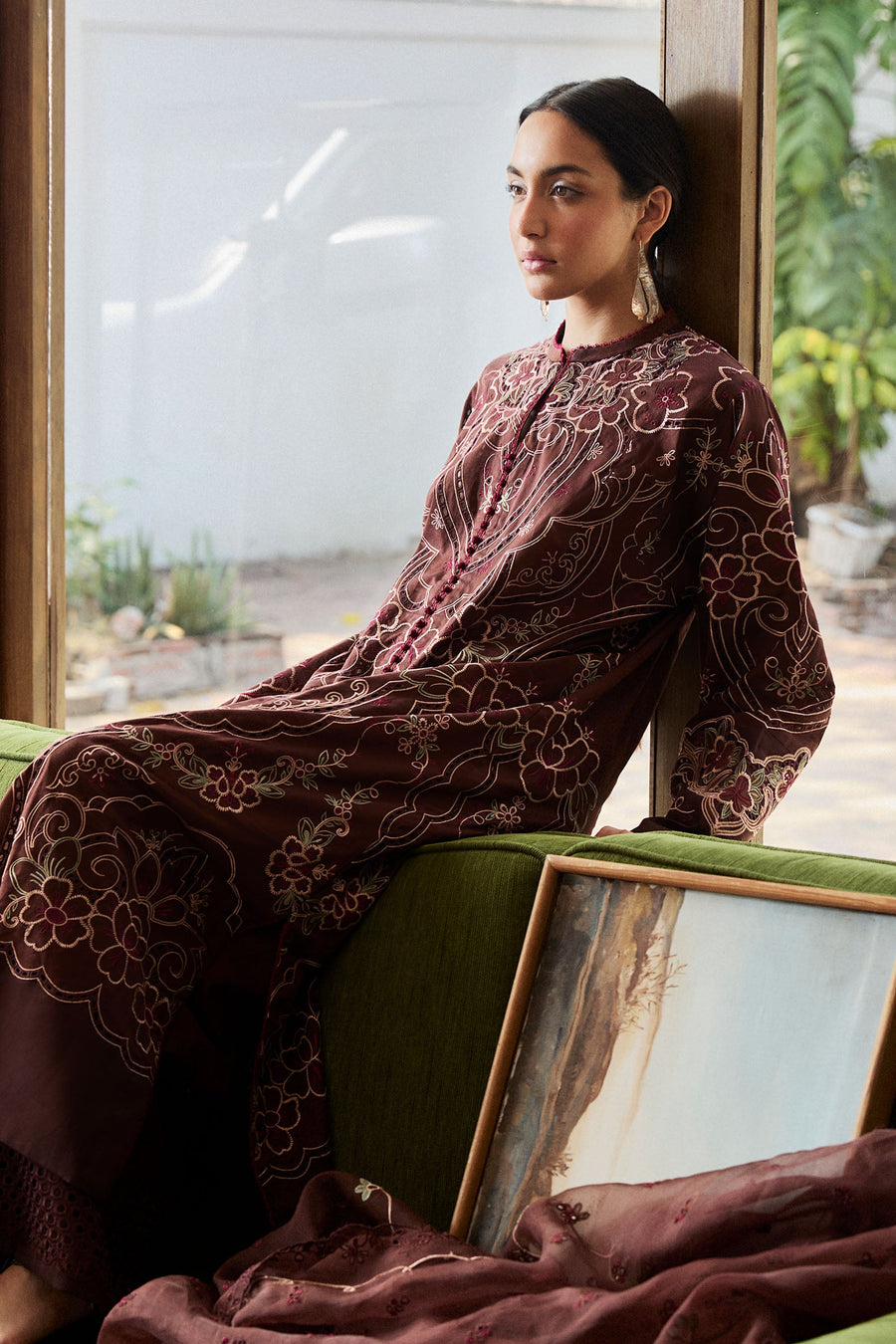 Zara Shahjahan Satori Embroidered Lawn Unstitched 3Pc Suit D-04B SHIZUMI