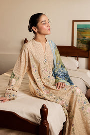 Zara Shahjahan Satori Embroidered Lawn Unstitched 3Pc Suit D-05A ASA