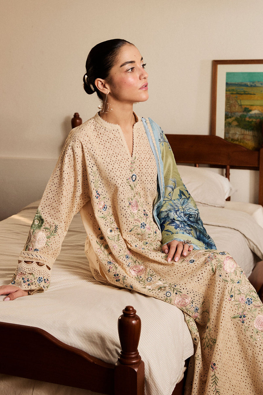 Zara Shahjahan Satori Embroidered Lawn Unstitched 3Pc Suit D-05A ASA