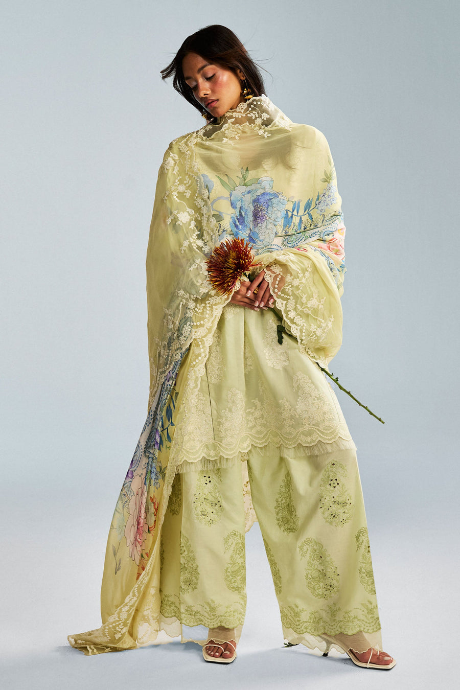 Zara Shahjahan Satori Embroidered Lawn Unstitched 3Pc Suit D-06A RAI
